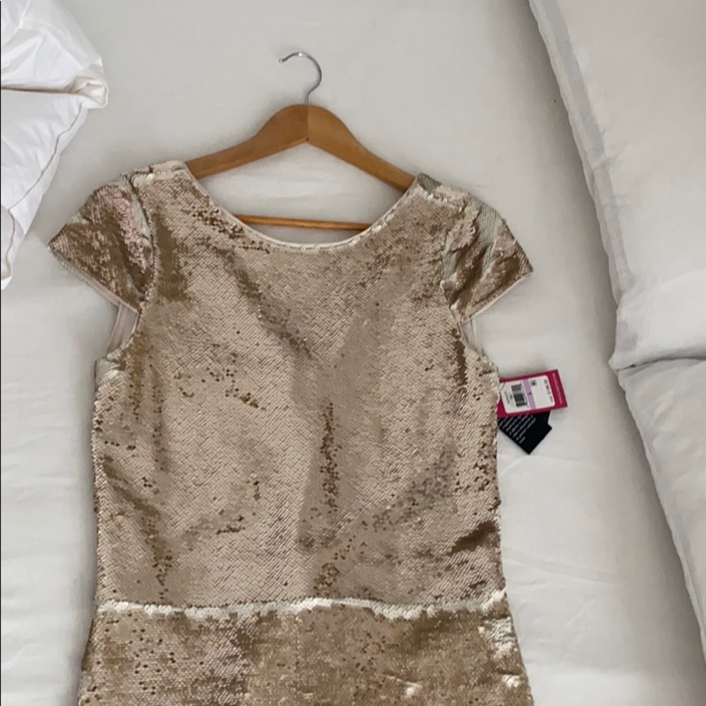 Champagne Gold Sequin Dress